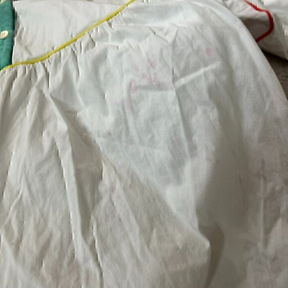 Staud Womens Dress 2 White Demi Maxi Puff Sleeve Button Tiered Zipped Pockets - Picture 6 of 16